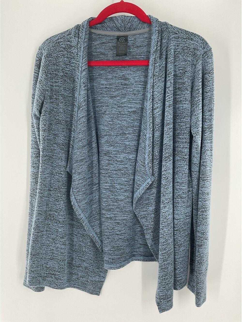 Champion Women’s Extra Large Tight Knit Cardigan Blue And Black 121
